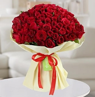 101 adet kırmızı gül buketi koca demet  Tekirdağ online çiçek gönderme sipariş 